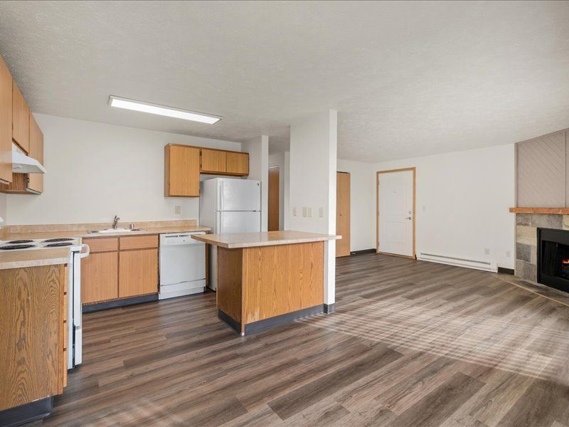 Kitchen and dining, unit style 2A